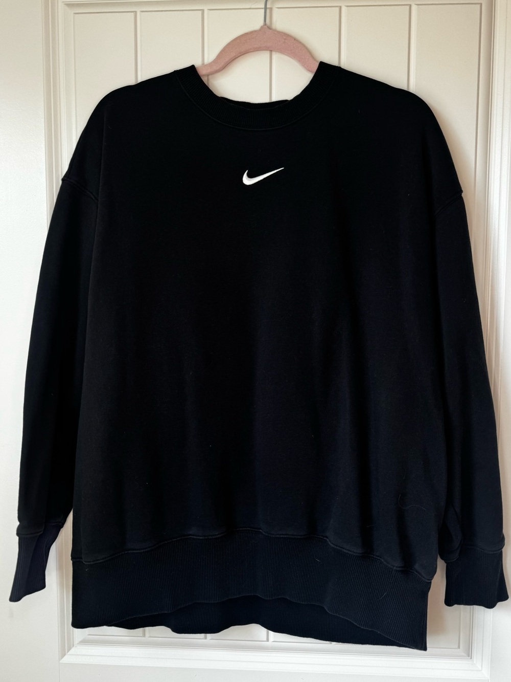 Nike Black Oversized Fit Crewneck